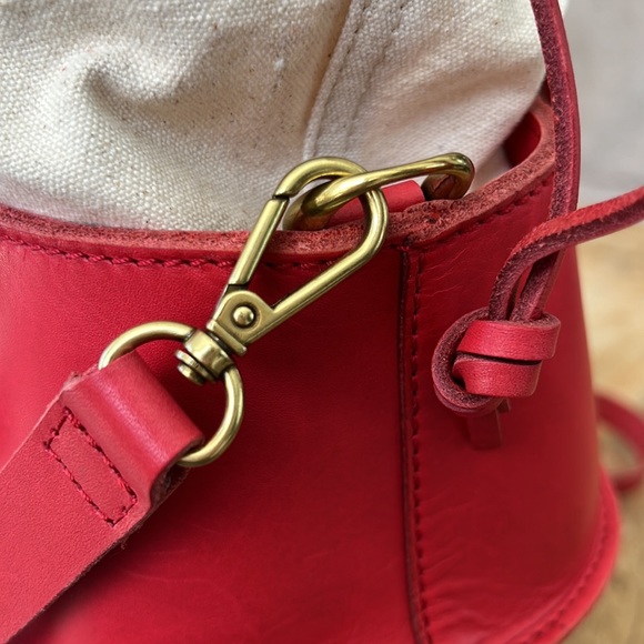 Madewell The Austin Crossbody Red Bag - Picture 11 of 11
